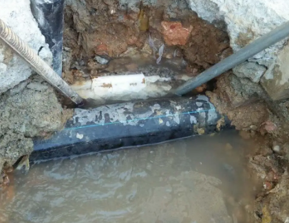 卓资测漏水之水管漏水